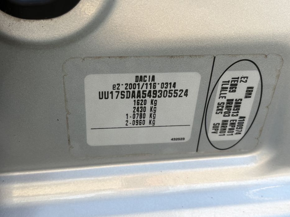 Dacia logan mcv - Rar efectauat