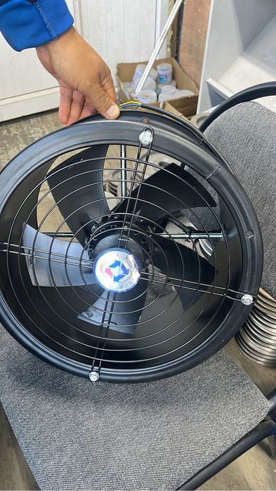 Вентиляторы осевые круглые квадратные