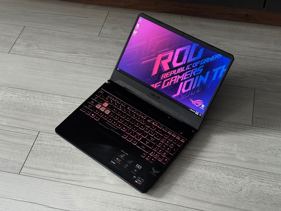 15.6 IPS 120hz /Ryzen 7 /GTX 1650 4GB/SSD /Asus TUF /RGB /MIL-STD-810G