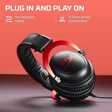 Casti HyperX Wired Gaming Headset Cloud II 7.1 Surround 53mm