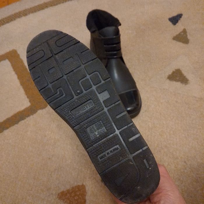 Резиновые полусапожки