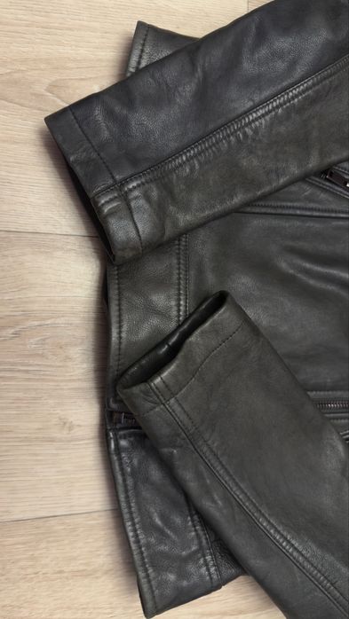Massimo Dutti | куртка кожаная