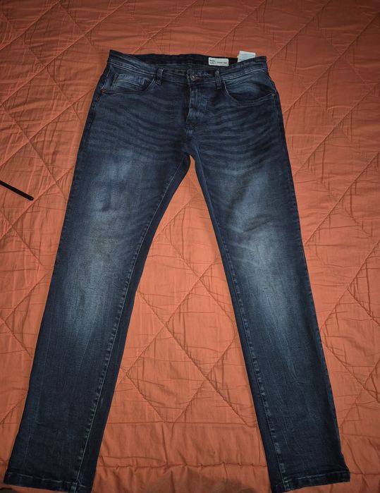 Ocazie Lot 3 perechi de pantaloni Blugi de firma 12-14 ani, Denim, Chapter Young, Terranova