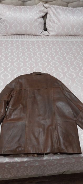 Geaca piele tip sacou