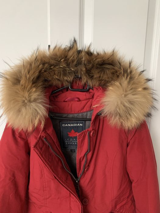 Geaca canadian . Este in stare foarte buna , curatata, made in italia