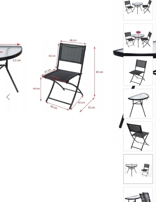 Set doua scaune noi, pentru  terasa sau balcon