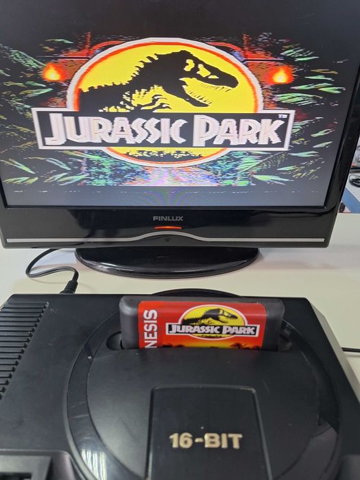 Jurassic Park video game Sega Genesis