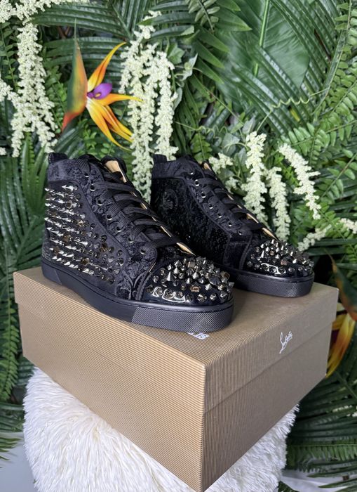 Christian Louboutin High Multi Black Spikes