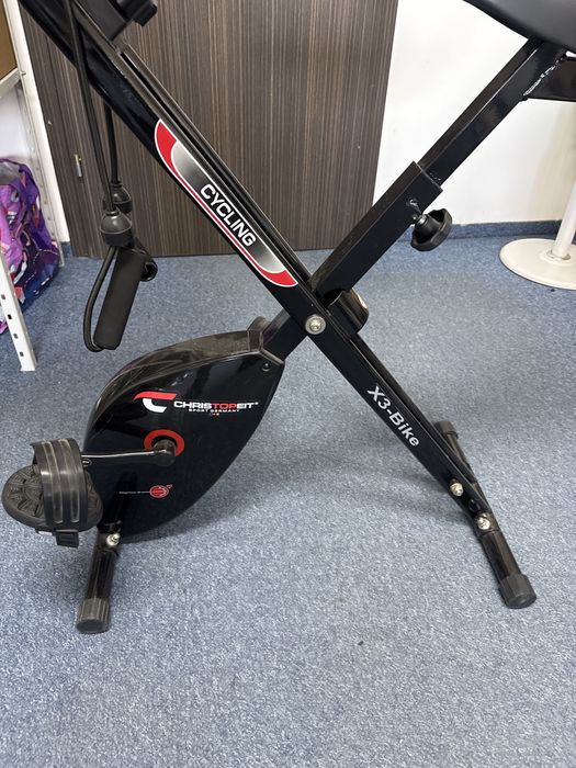 Bicicleta de camera, pliabila. Bicicleta fitness ergometrica X3