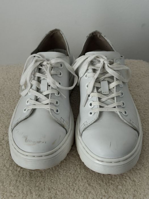 Adidasi Dr. Martens Dante albi din piele marimea 38