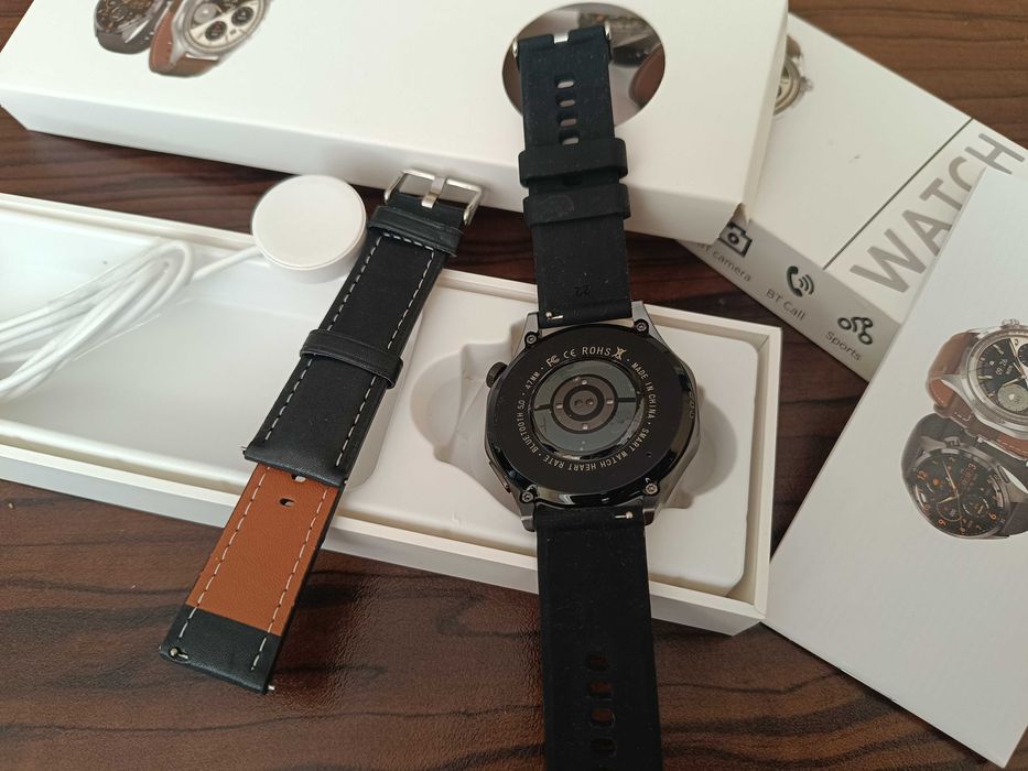 SMART часовник графитен цвят - 3 верижки