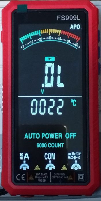 Интелигентен цифров мултицет Proster с автоматично избиране на обхват