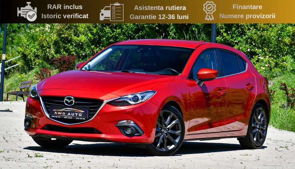 Mazda 3 Nakama I 2.0i- 120 CP I RAR I GARANTIE I RATE I Nr rosii