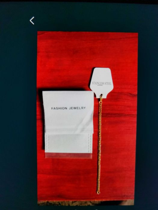 Brățară din inox suflat cu aur.