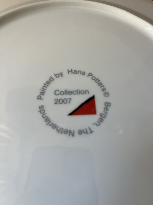 Ръчно рисувани чинии Hans Potters, 2007 г.