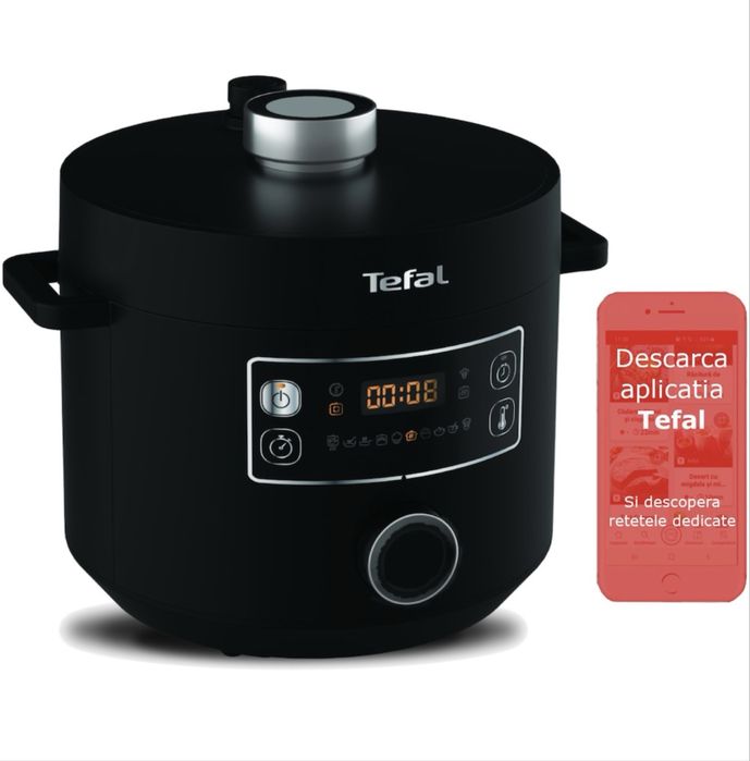 Vand Oala sub presiune electrica Tefal Turbo Cuisine CY754830, 1090W, 4.8L