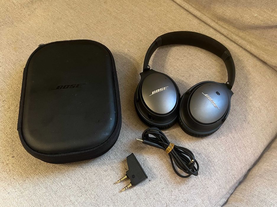 Casti Bose QuietComfort 25 QC25 noise cancelling cu husa