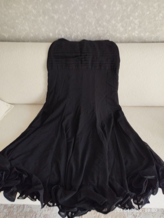 Черная юбка-рыбка