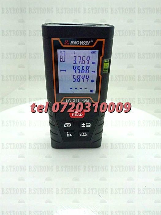 Dispozitiv Masura Laser 40m Sndway Digital Portabil Usor De Utilizat