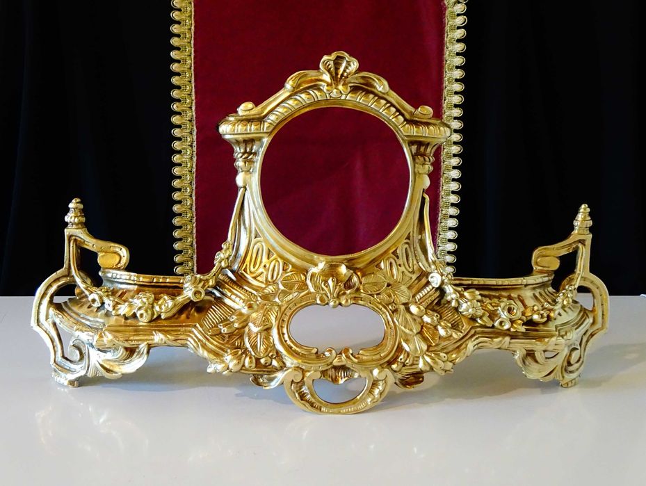 Барокова рамка от бронз за огледало,часовник,мебели,камина.