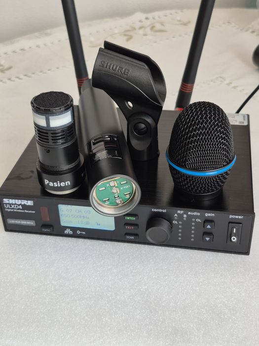Microfon wireless Shure ULXD  L50 625-668  Capsula Pasien bt 58a Made