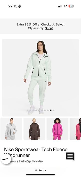 Nike tech fleece woman