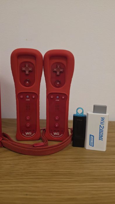 Nintendo Wii Modat 550 jocuri, 2 Manete, 2 Nunchuck, + HDMI