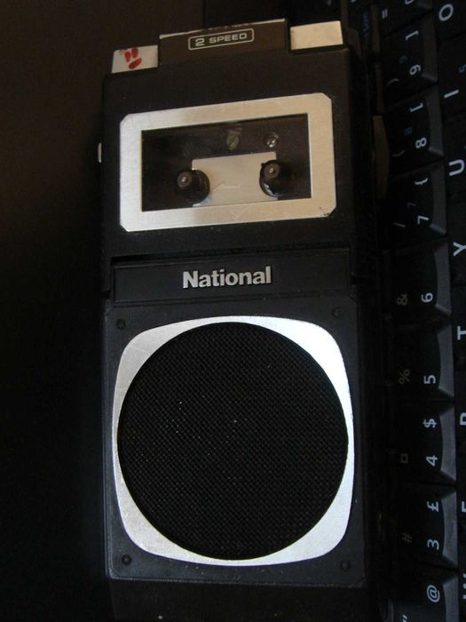 NATIONAL RQ-175 Reportofon Retro Vintage 2 Speed Caseta Mica