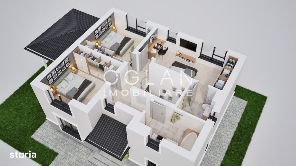Casă single modernă cu 5 camere – Șura Mică | Comision 0%
