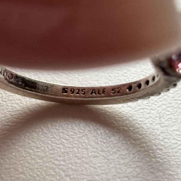 кольцо Pandora «розовый бант»