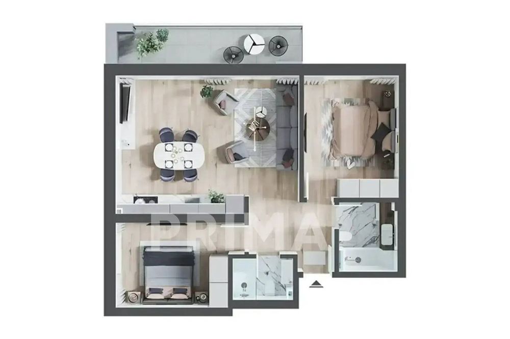 Apartament 3 camere | Nufarul | Finisat | Prima Green | Berlin