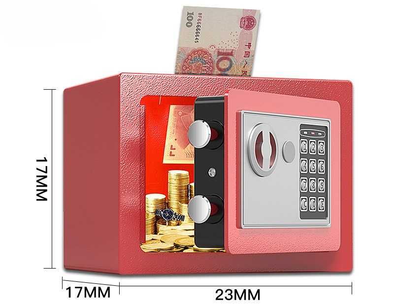 Маленький сейф для личных вещей и денег\Kalitli/kodli mini сейф бор