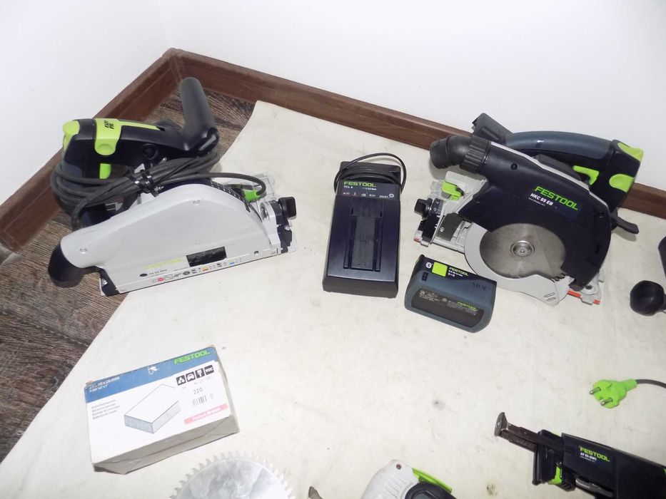 Festool HKC 55 EB , TS 55 EBQ , OF 1400 EBQ  , OSC 18 , Protool MXP 1000 E EF