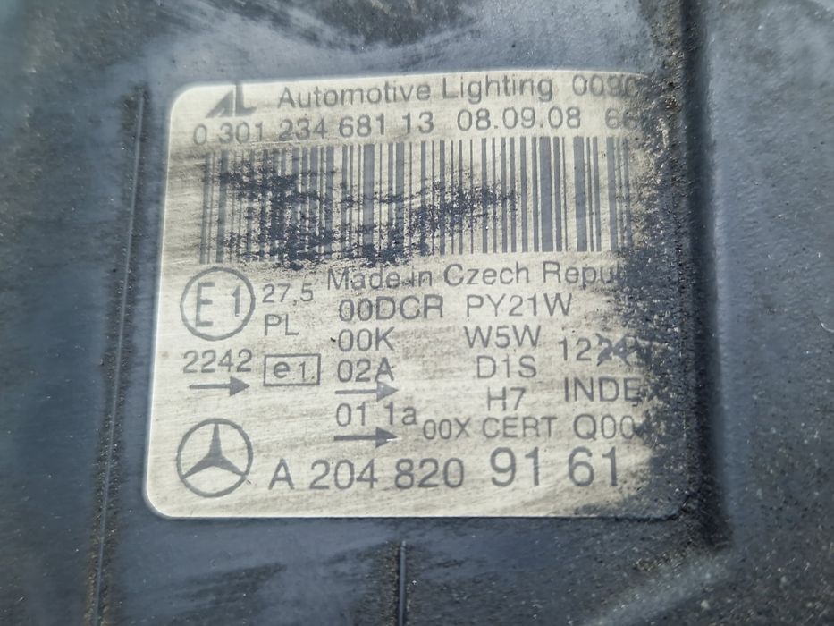 Far stanga Mercedes Clasa C (W204) [Fabr 2007-2014] A2048209161