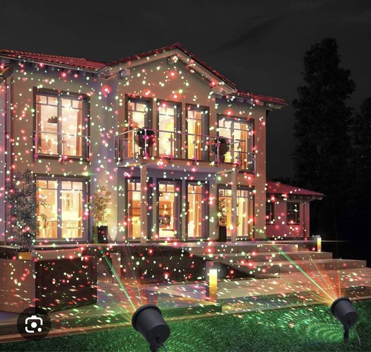 Проектор гирлянда новогодний