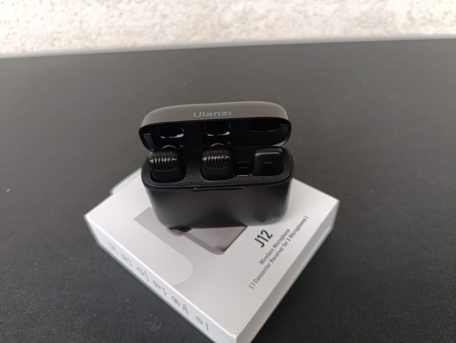 Set microfoane lavaliera wireless Ulanzi J12 USB Type-C  NOI