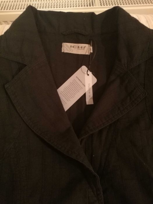 Sacou negru bumbac (L)