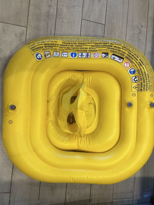 Бебешки пояс с облегалка и седалка Intex Deluxe baby floatpool school