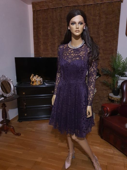 Rochie dantela mov
