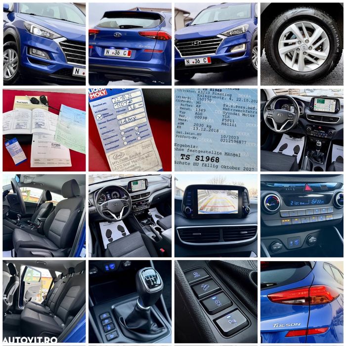 Hyundai Tucson 2019 Facelift~1,6 Benzina 132cp Euro6~Aspirat Natural~Fara Turbo~New Model~Navigatie~Camera~Volan Incalzit~Clinatronic~Bi Xenon~LED