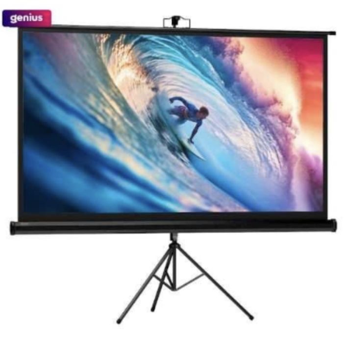 Videoproiector Samsung  the freestyle gen2 și ecran proiectie