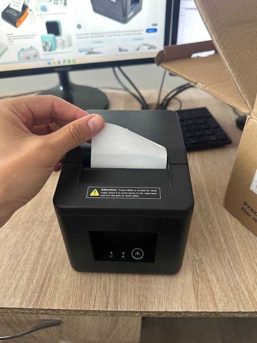 Термопринтер Q801H 80 мм USB + LAN — новый