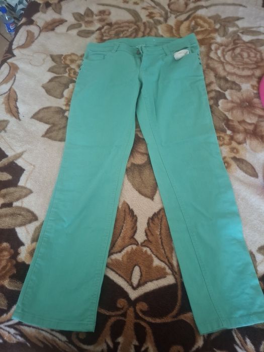 Blugi damă culoare turqoise