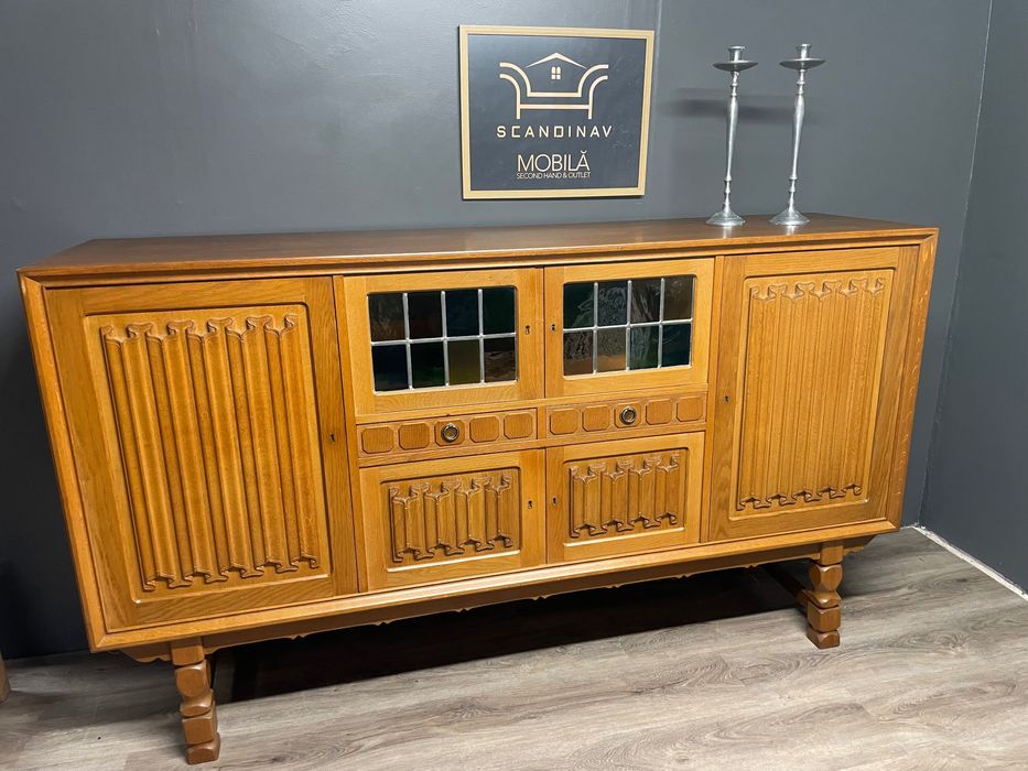 Comodă vintage lemn mare