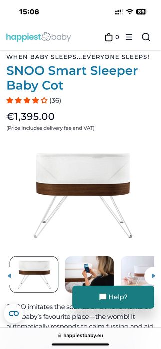 Бебешка кошара Snoo Happiest baby