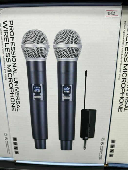 Mikrafon Профессиональный универсальный микрофон 6,35 мм+адаптер