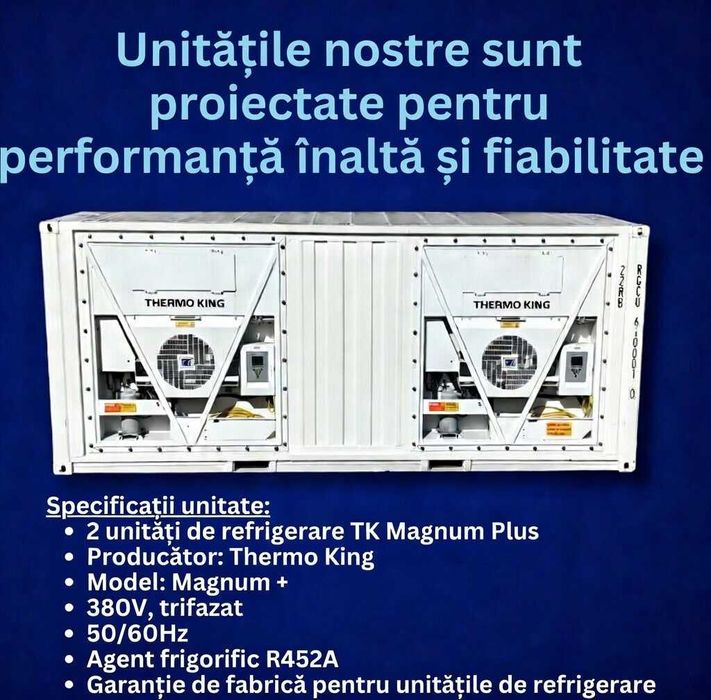 Container frigorific -30 -40 -70 | congelare rapida profesionala | HoReCa industria alimentara + CADOU !