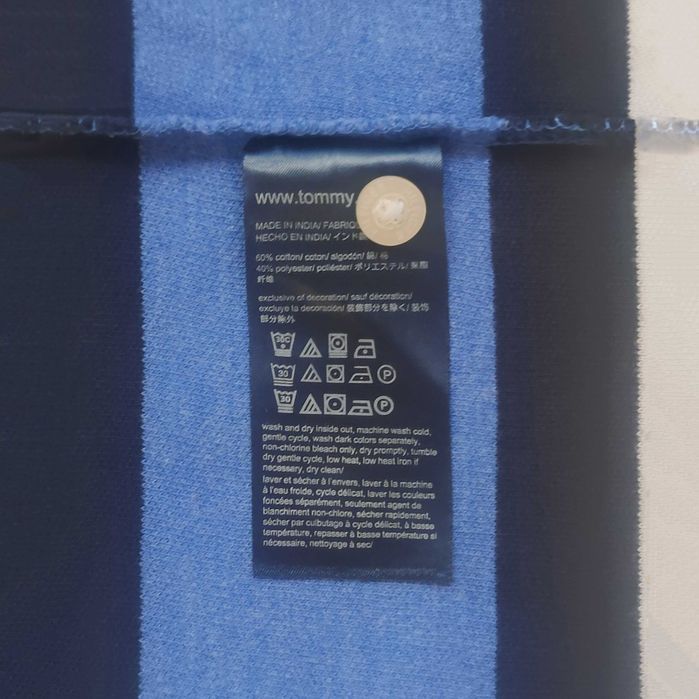 Tricou Tommy Hilfiger - Blue Lines (stil Polo)