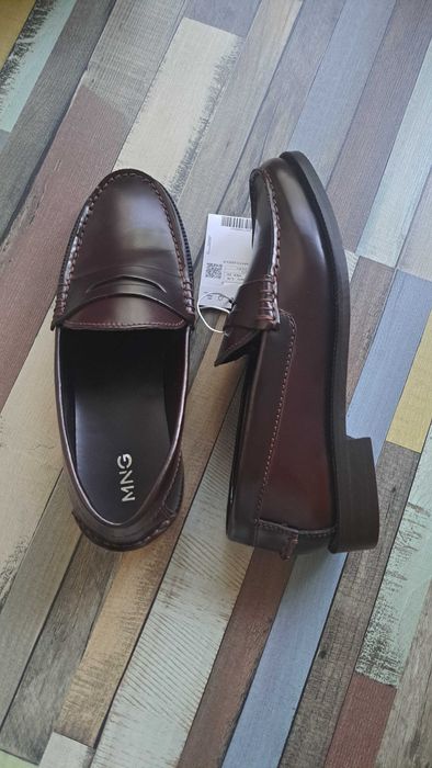 Дамски кожени лоуфъри