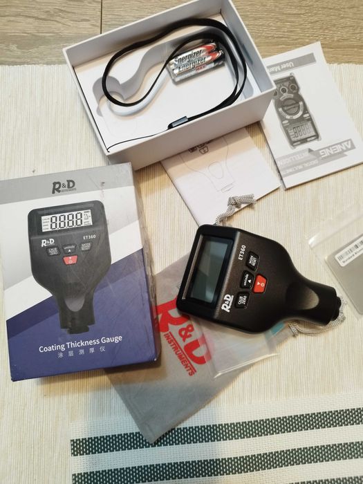 Уред за измерване дебелината на боята